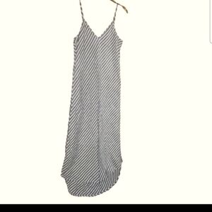 NWOT, Artisan NY linen spaghetti strap maxi dress sz 8